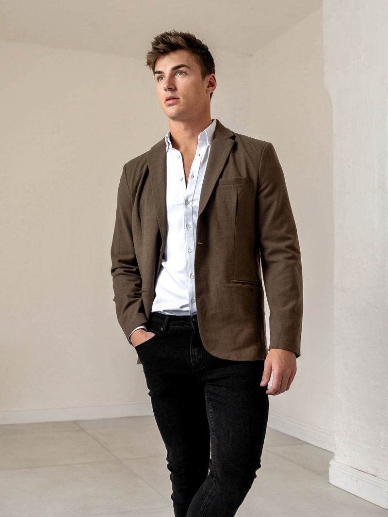 Brown Blakely Haywood Blazer | LKQD-89245