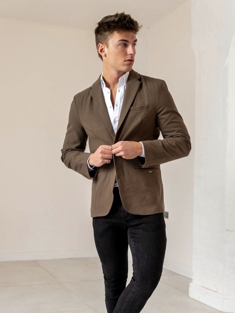 Brown Blakely Haywood Blazer | LKQD-89245