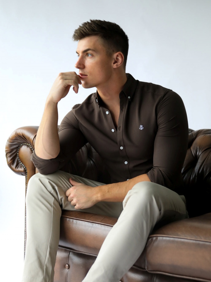 Brown Blakely Jude Shirt | LURF-95073