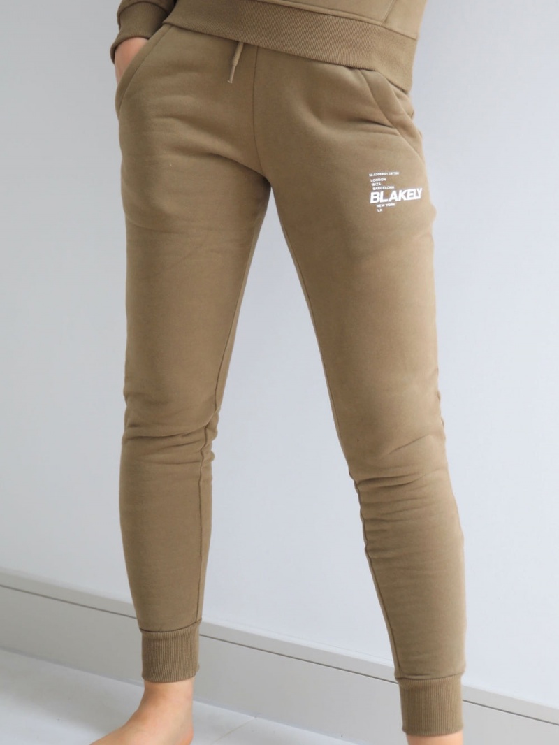Brown Blakely United Womens Sweatpants | EXNS-78104