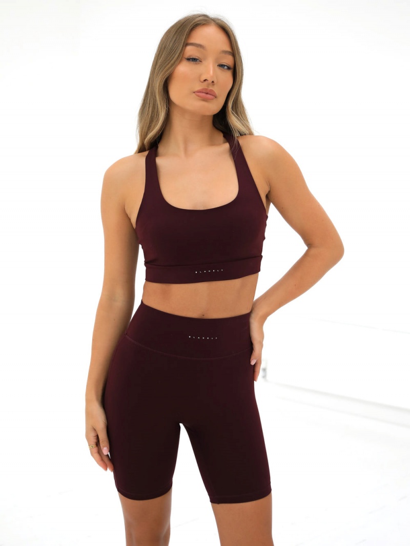 Burgundy Blakely Ultimate Active Shorts | GVKT-29685