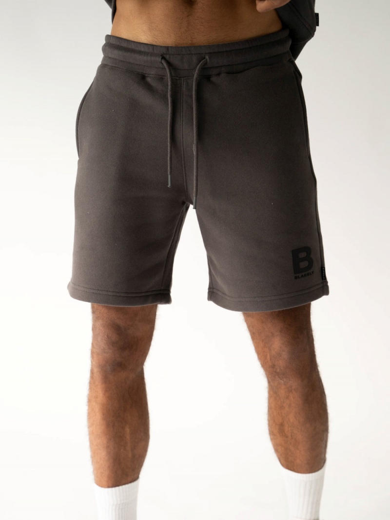 Charcoal Blakely Blakely London Jogger Shorts | WZXQ-12375