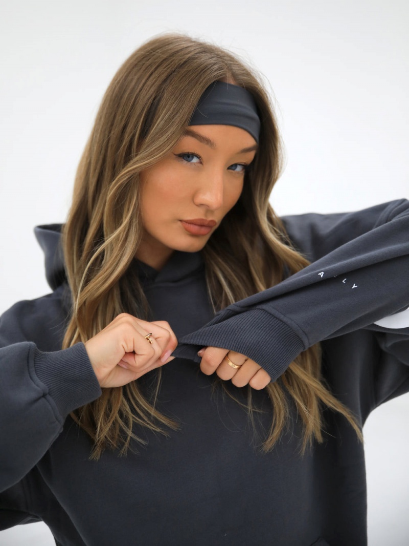 Charcoal Blakely Soft Headband | CIHB-84135