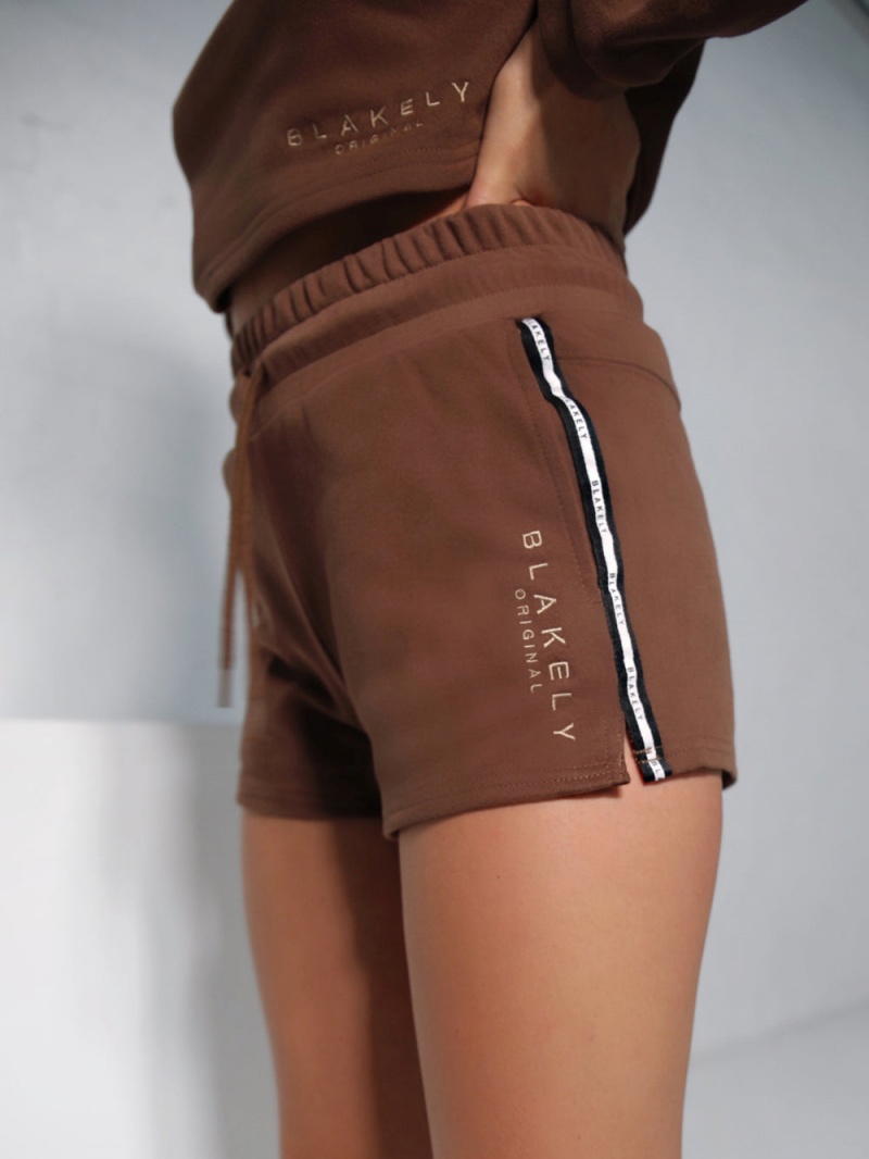 Coffee Blakely Demi Shorts | YLKX-06382