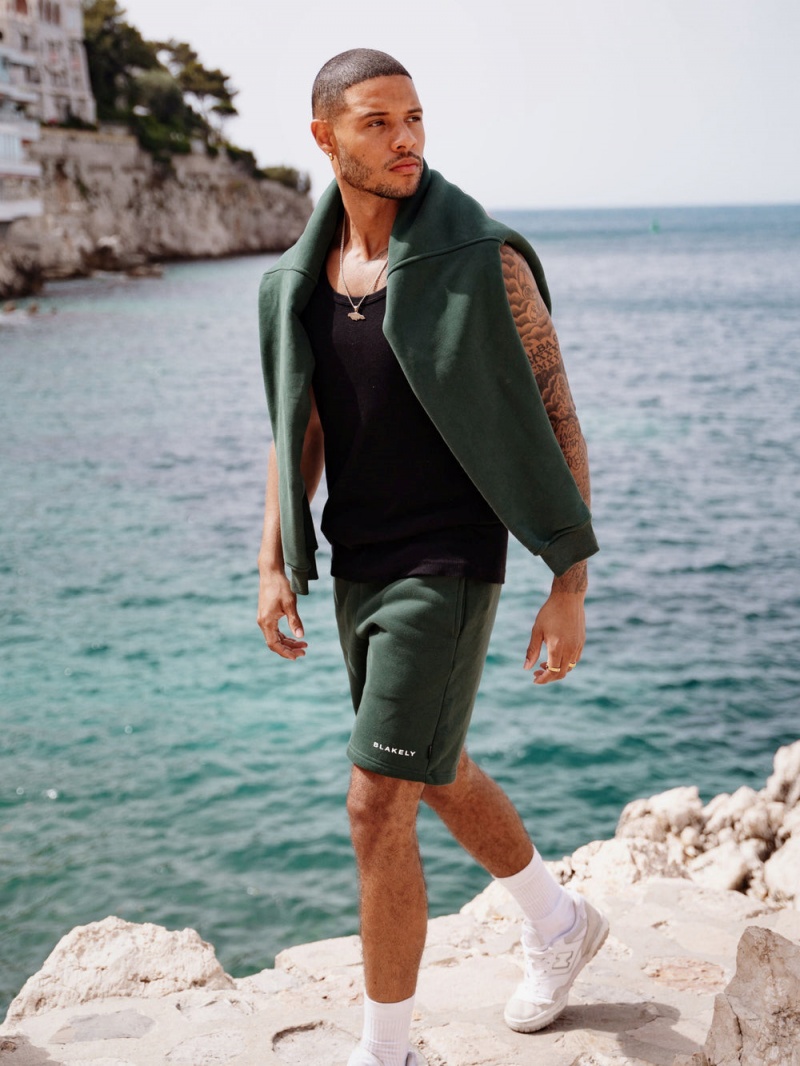 Dark Green Blakely Riviera Initial Jumper | BWOS-98465