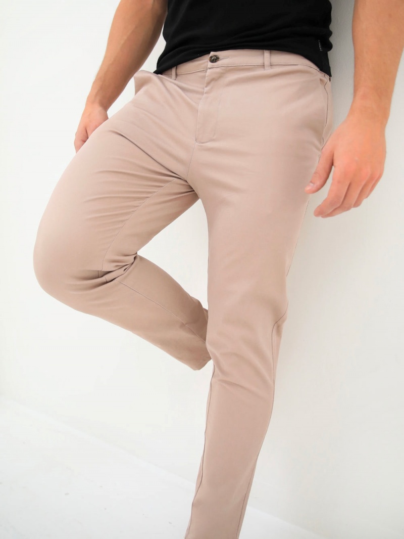 Dusty Pink Blakely Kingsley Slim Fit Tailored Chinos | OCQB-45286
