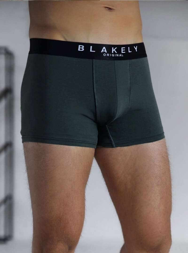 Green 3 Pack Blakely BLK Boxers | IARX-30516