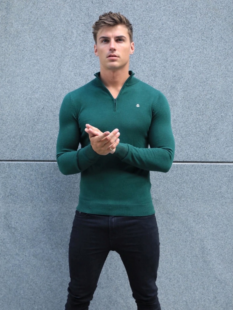 Green Blakely Oxbridge Jumper | AWDY-64890