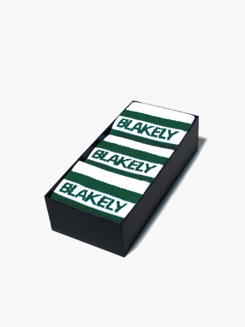 Green Blakely Signature Socks 3 Pack | JQXV-86932
