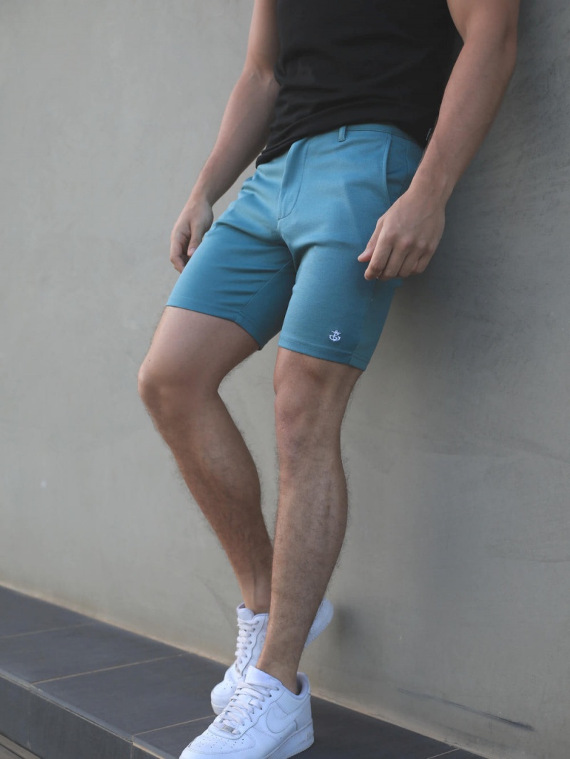 Green Blakely Sorrento Stretch Fit Shorts | KPRD-51498