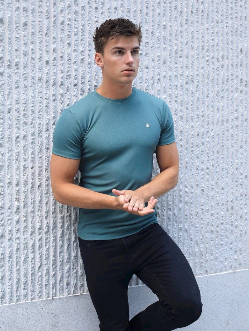 Green Blakely Torbora T-Shirt | RZHS-60781