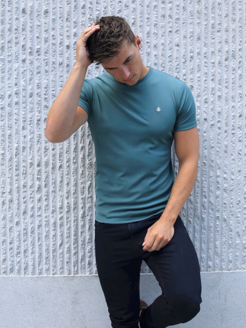 Green Blakely Torbora T-Shirt | RZHS-60781