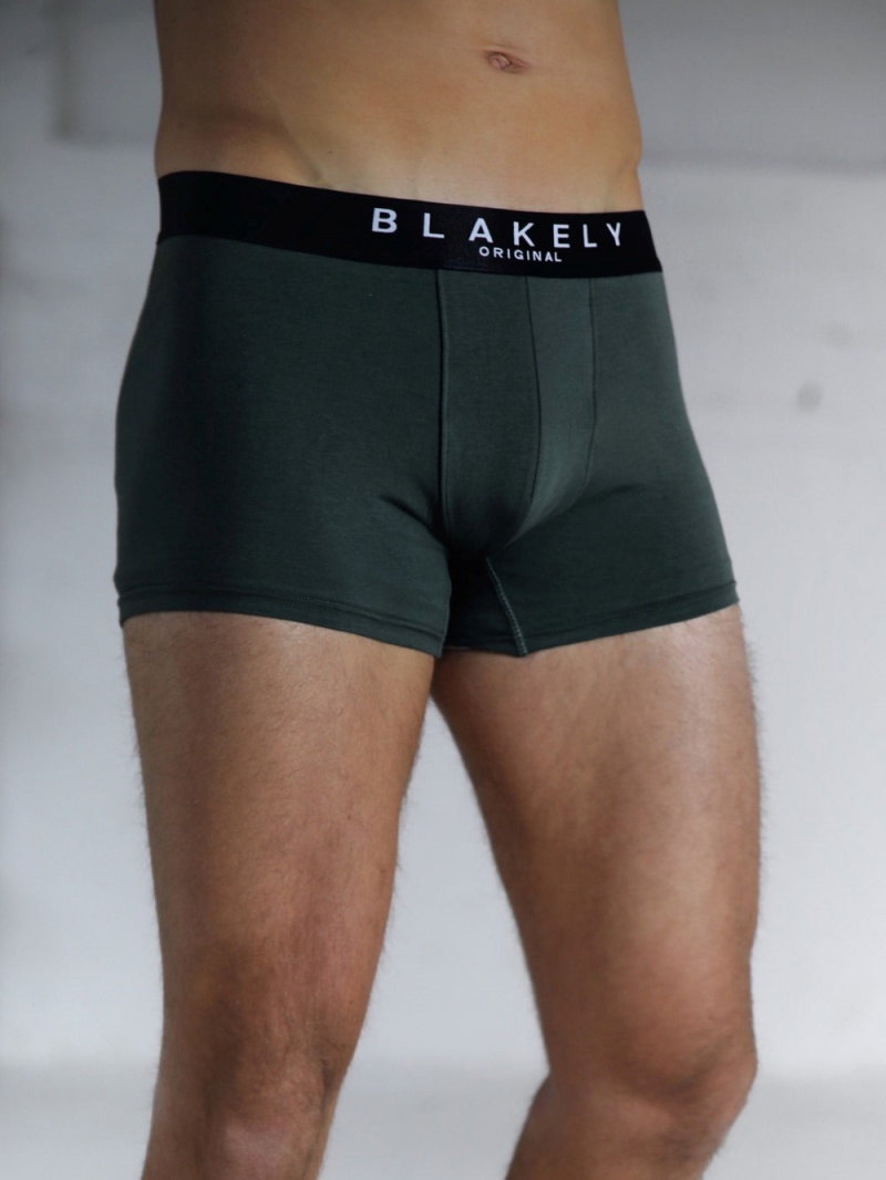 Green Single Blakely BLK Boxers | WQBI-40162