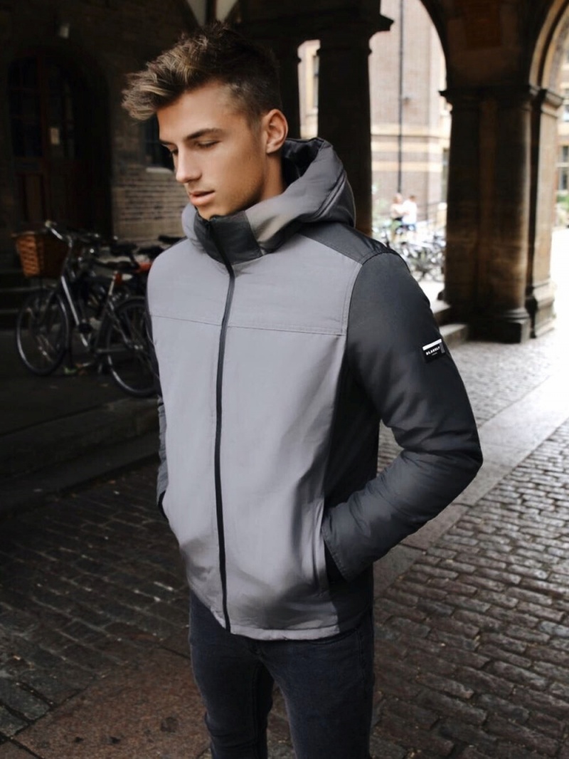 Grey/Dark Grey Blakely Montblanc Coat | EHLT-28901