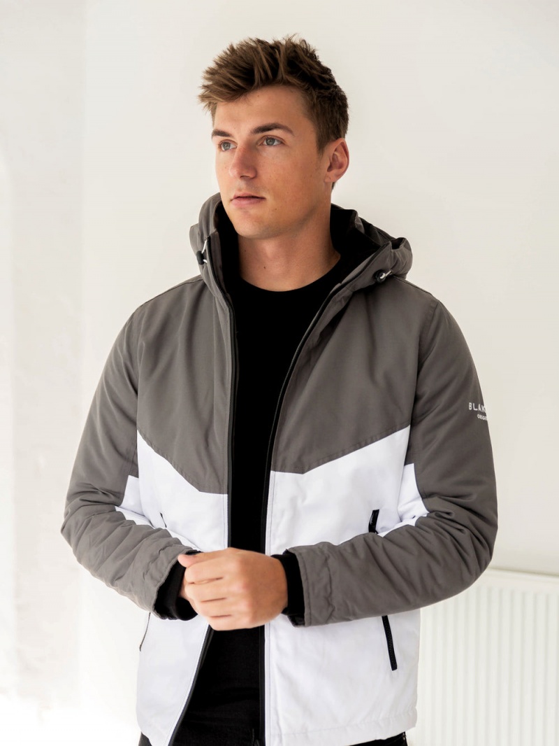 Grey/White Blakely Arctica Jacket | SWXM-34982