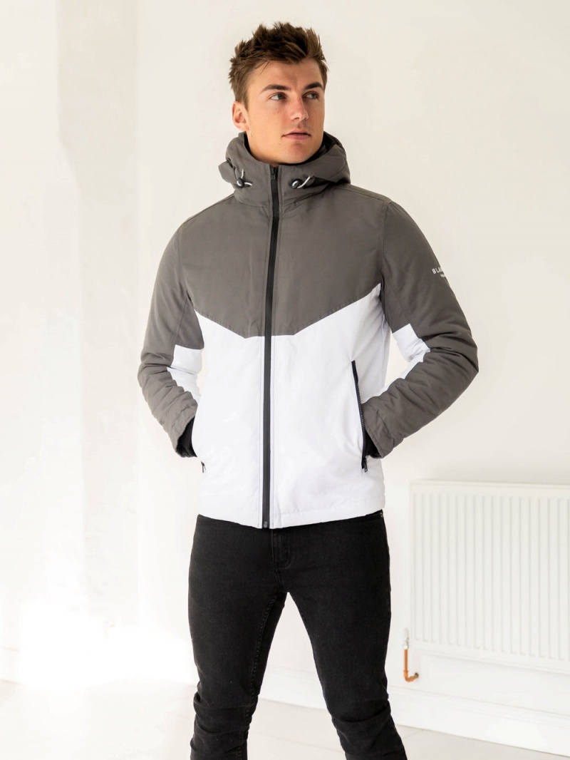 Grey/White Blakely Arctica Jacket | SWXM-34982