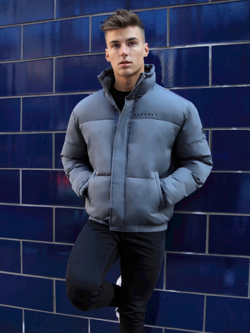 Grey Blakely Fallon Coat | HPCU-73812