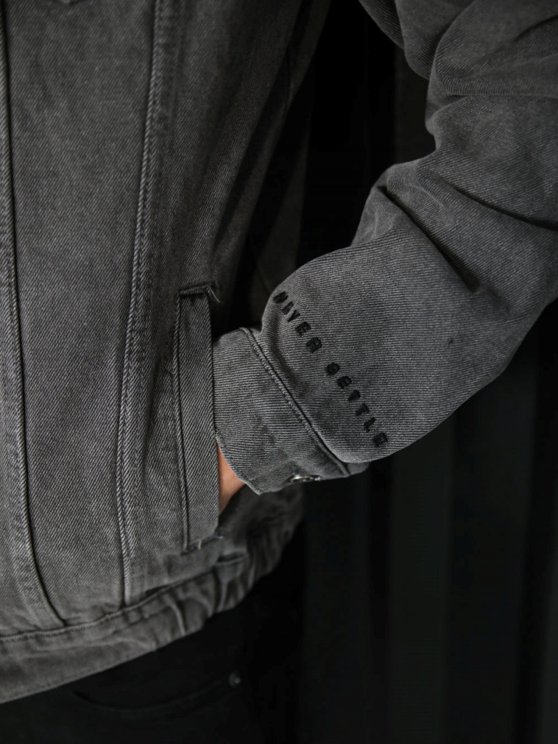 Grey Blakely Greenwich Denim Jacket | KZLU-75091