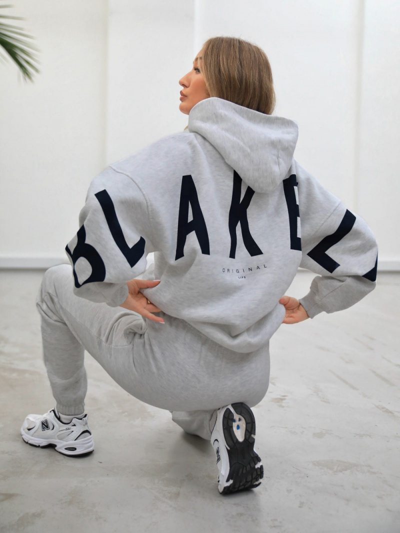 Grey Blakely Isabel Oversized Hoodie | RAFO-93104