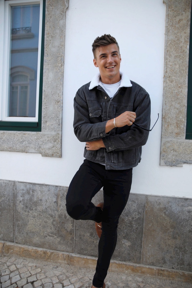 Grey Blakely Raleigh Denim Jacket | XFKB-97841