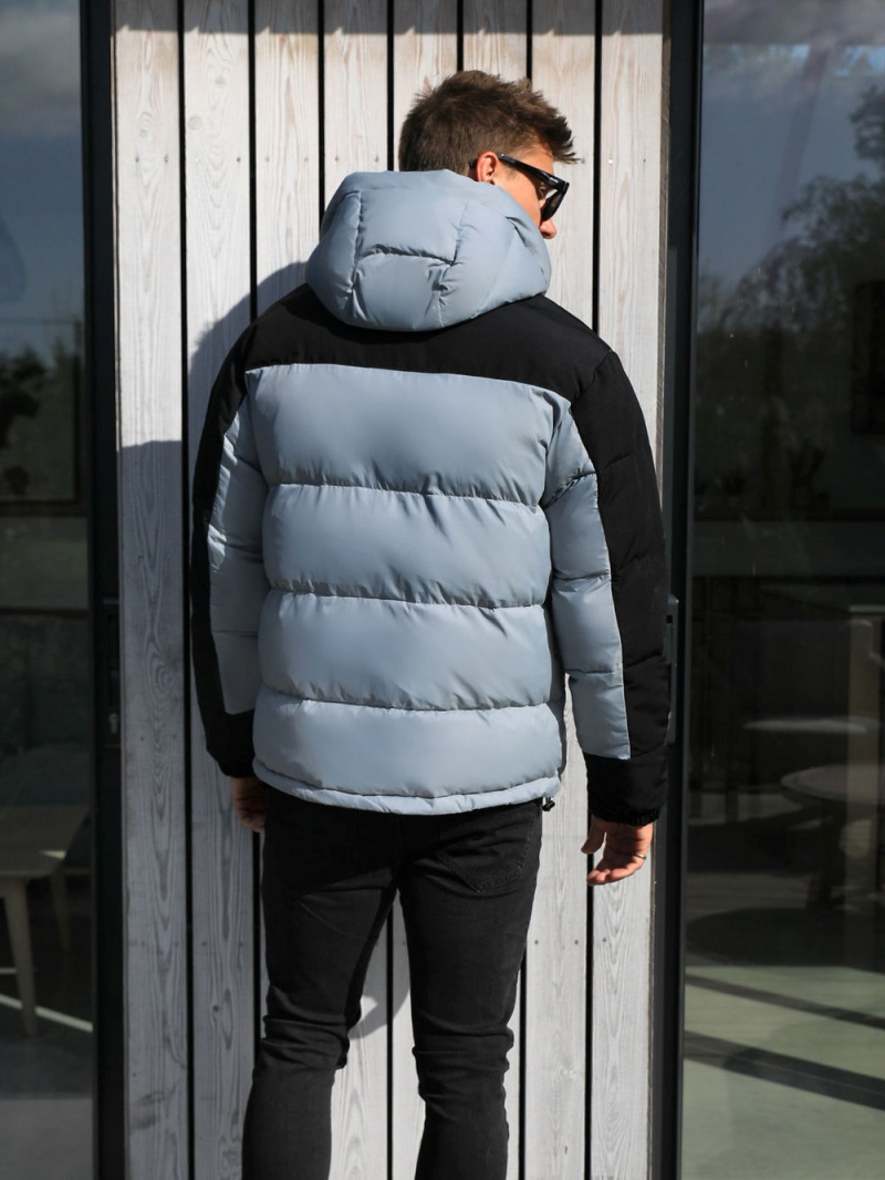 Grey Blakely Tampa Puffer Coat | TOJF-07842