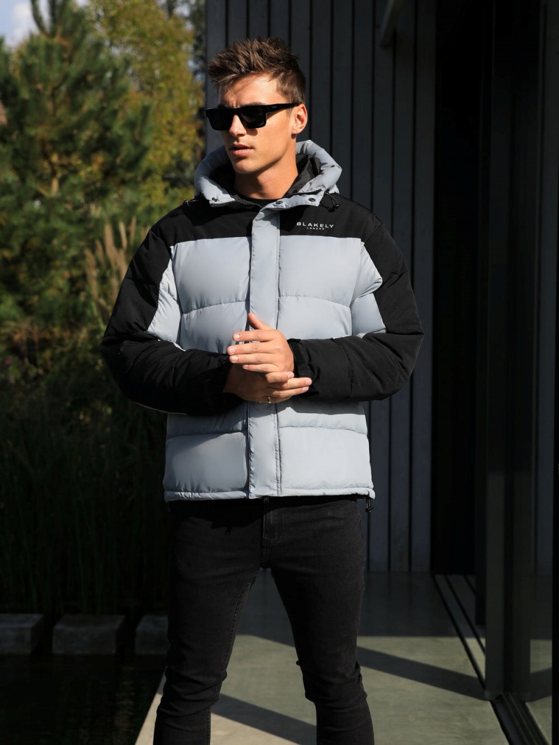 Grey Blakely Tampa Puffer Coat | TOJF-07842