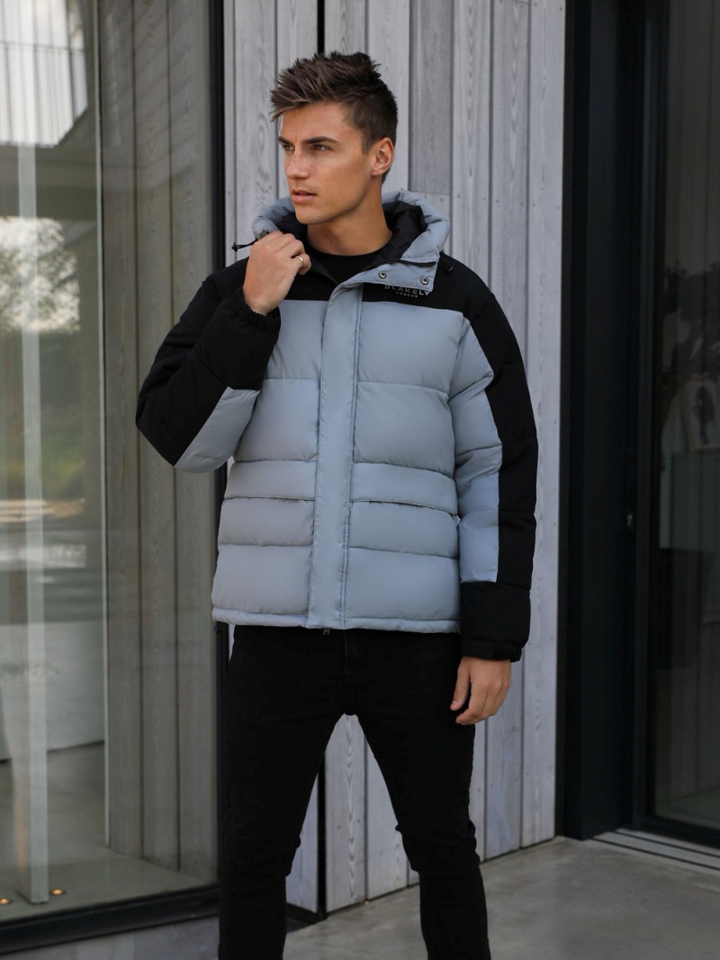 Grey Blakely Tampa Puffer Coat | TOJF-07842
