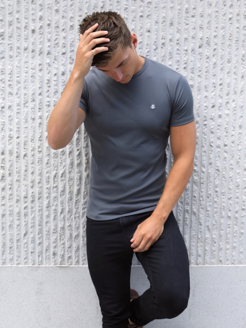 Grey Blakely Torbora T-Shirt | RXMB-45876