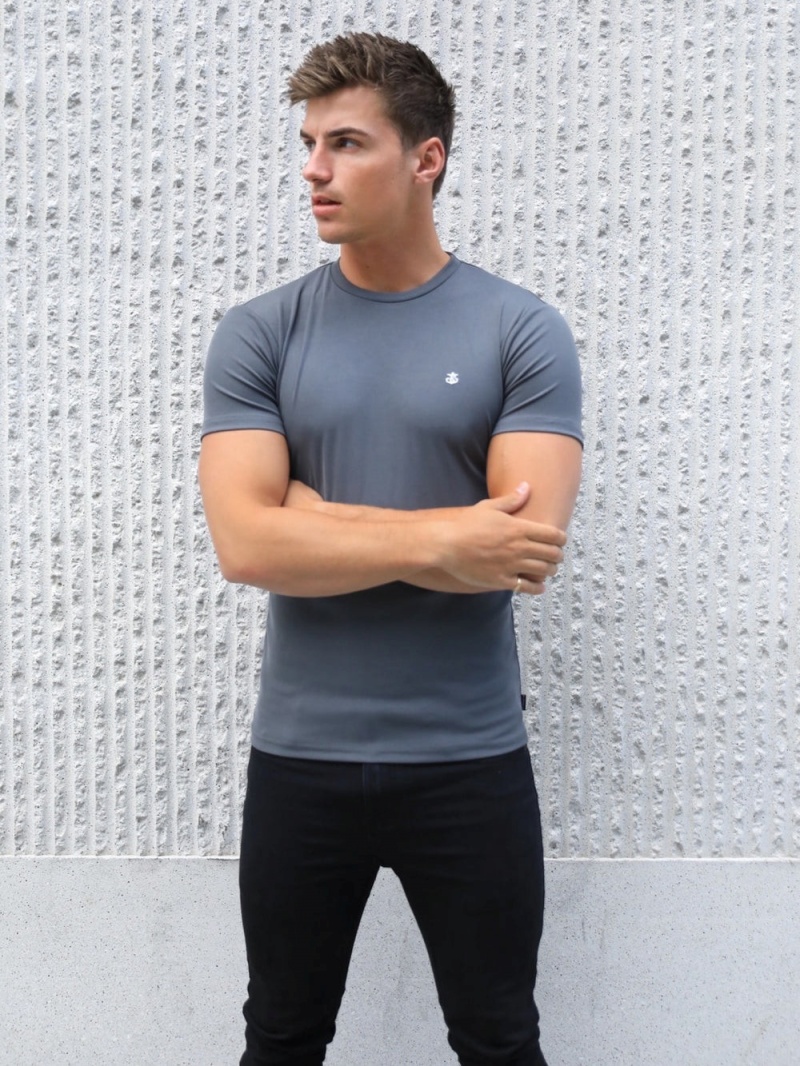 Grey Blakely Torbora T-Shirt | RXMB-45876