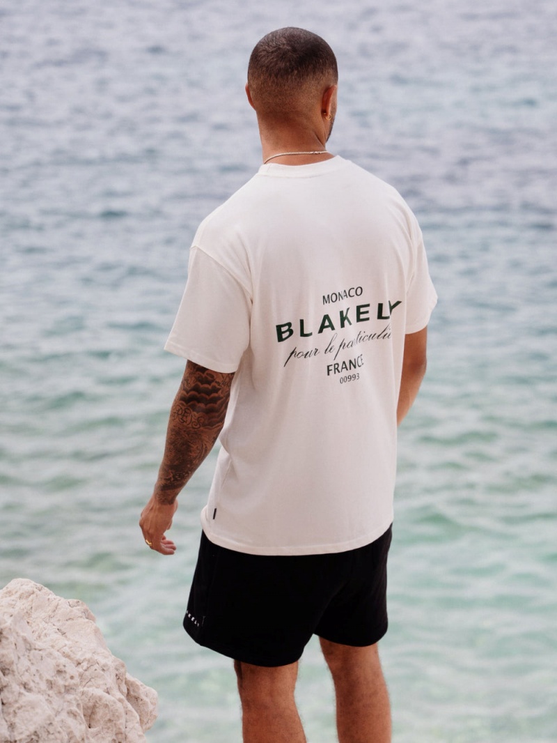 Ivory Blakely Monaco Relaxed T-Shirt | KIBH-02614