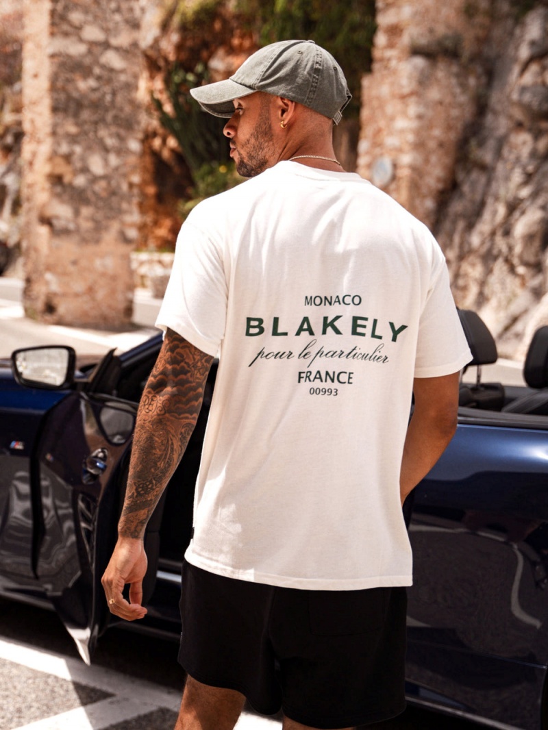 Ivory Blakely Monaco Relaxed T-Shirt | KIBH-02614