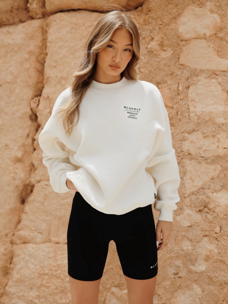 Ivory Blakely Monaco Women's Jumper | WAHU-03927