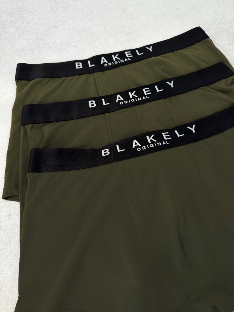 Khaki Green 3 Pack Blakely BLK Boxers | KFIG-52406