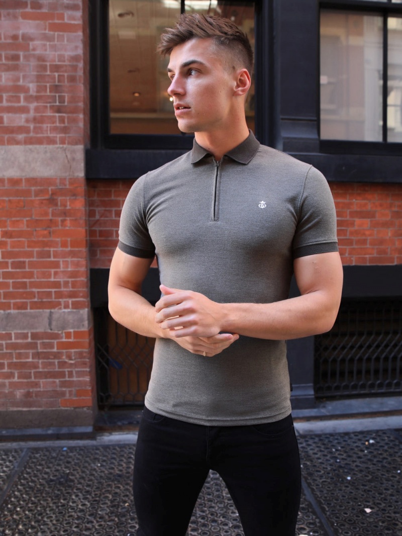 Khaki Green Blakely Aspen Polo | NAUF-42601