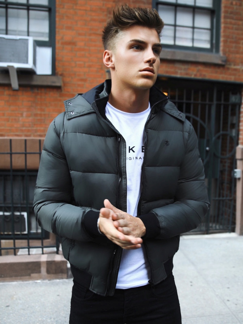 Khaki Green Blakely Brevik Coat | ABEG-39801