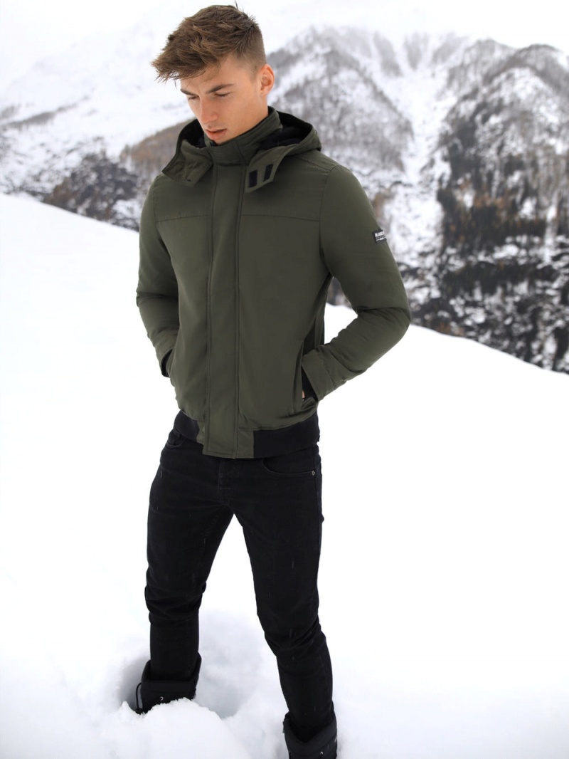 Khaki Green Blakely Orley Coat | OSBH-97628
