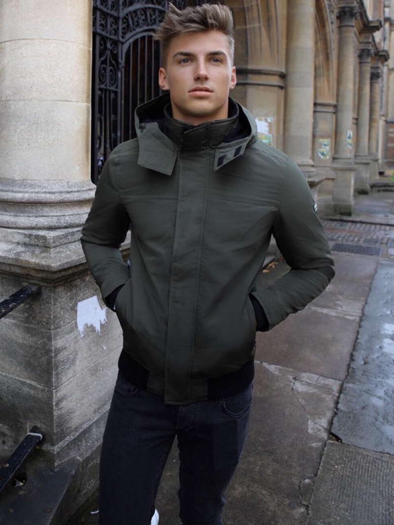 Khaki Green Blakely Orley Coat | OSBH-97628