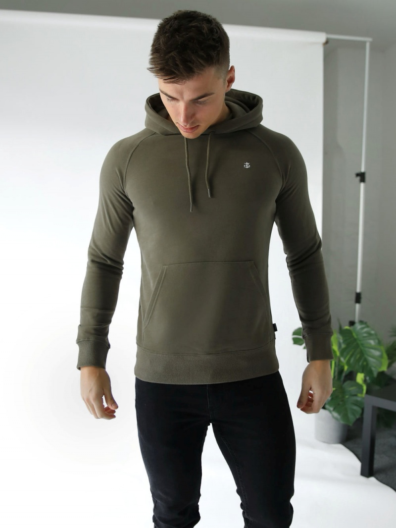 Khaki Green Blakely Praiano Hoodie | ALES-67143