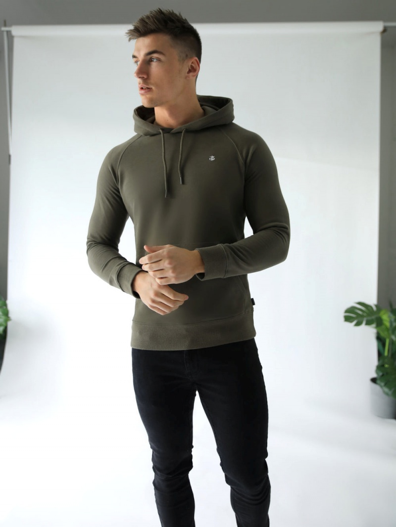 Khaki Green Blakely Praiano Hoodie | ALES-67143