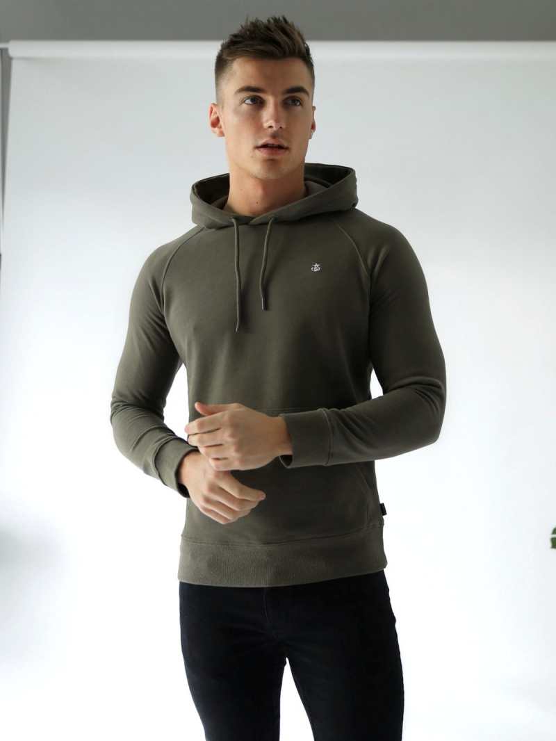 Khaki Green Blakely Praiano Hoodie | ALES-67143