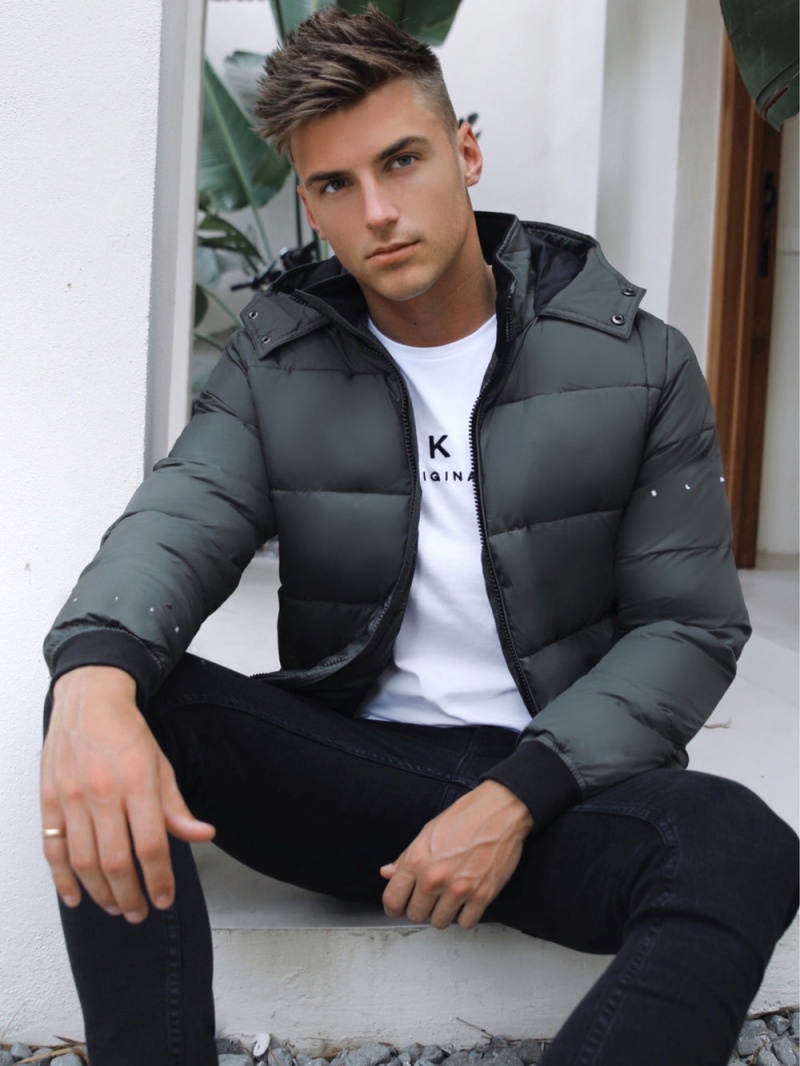 Khaki Green Blakely Summit Coat | MHXW-42560