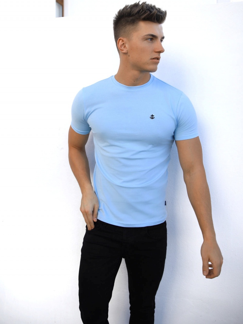 Light Blue Blakely Cabopino T-Shirt | OPIG-70589