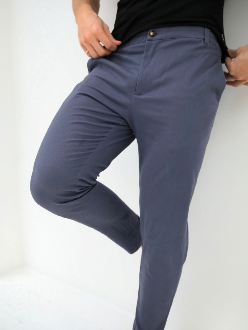 Light Blue Blakely Sloane Stretch Fit Chinos | WZKO-83401