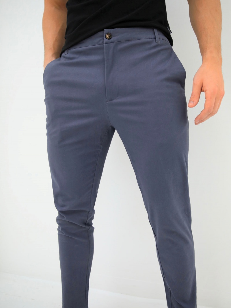 Light Blue Blakely Sloane Stretch Fit Chinos | WZKO-83401