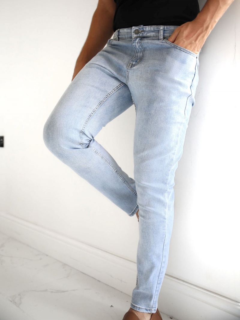 Light Blue Blakely Vol. 9 Slim Jeans | XCKH-16702