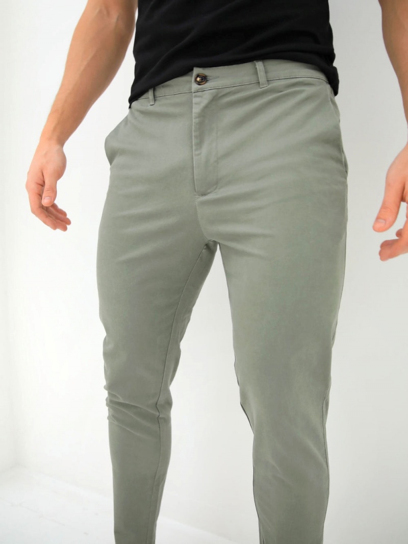 Light Green Blakely Sloane Stretch Fit Chinos | JYCB-92107