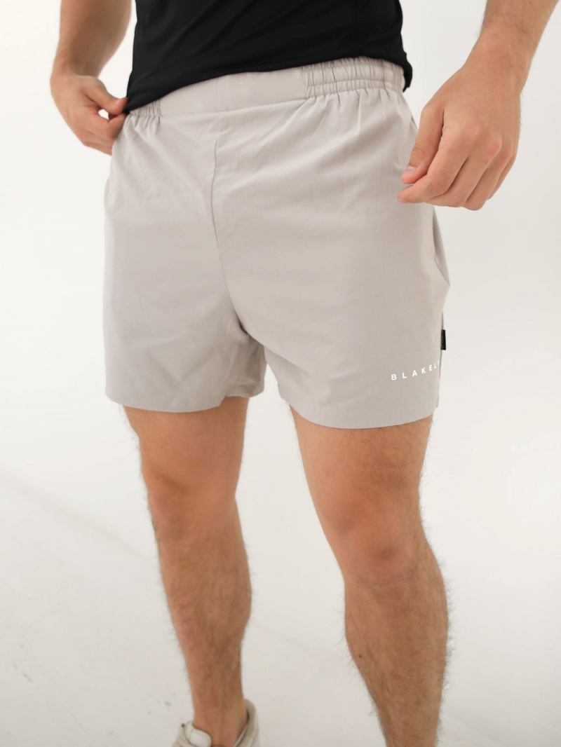Light Grey Blakely Apex Active Shorts | XJRE-20853