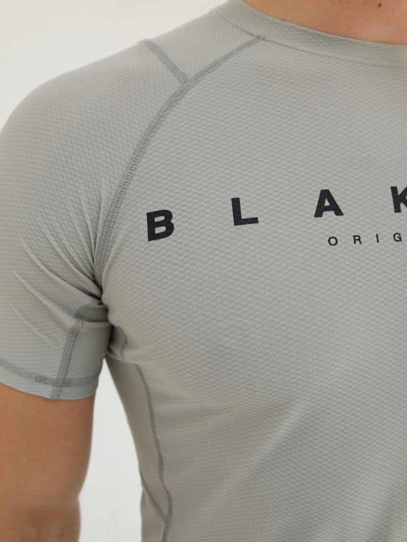 Light Grey Blakely Apex Active T-Shirt | UQLM-30754