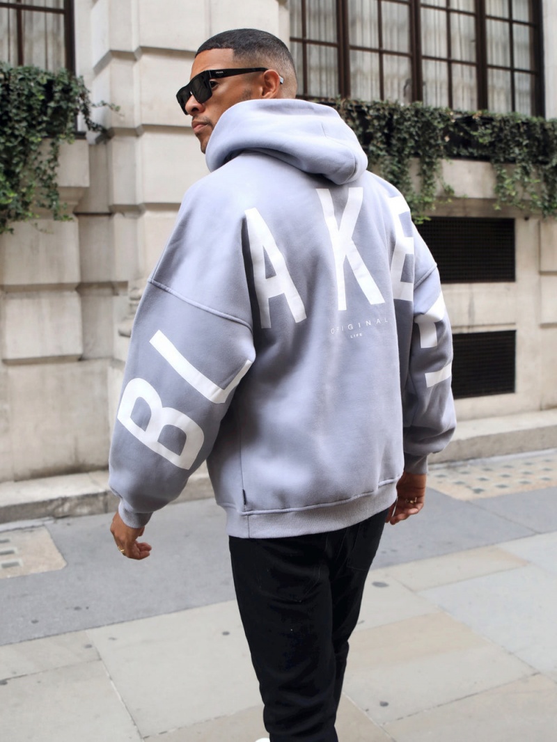 Lilac Blakely Idris Oversized Hoodie | UWMI-80237