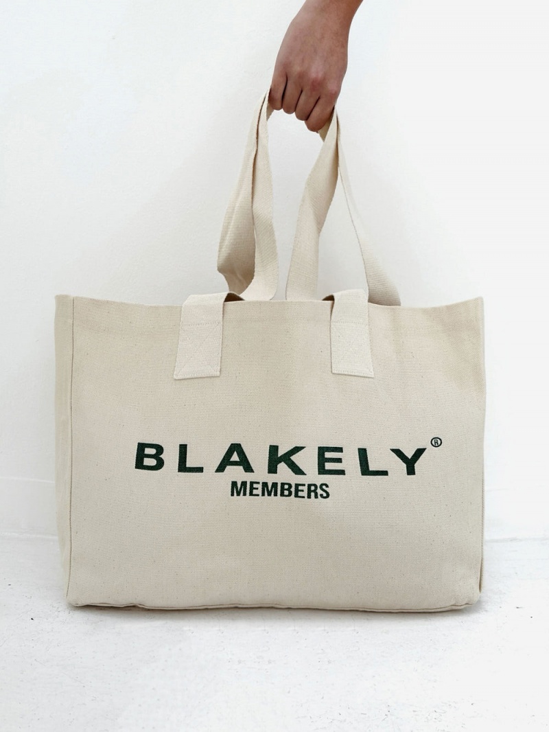 Natural Blakely Members Tote Bag | TJZR-02865
